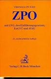 Zivilprozessordnung (ZPO), Kommentar - Heinz Thomas, Hans Putzo, Klaus Reichold