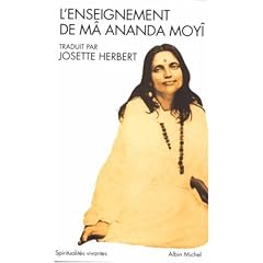 L'enseignement de M� Ananda Moy�