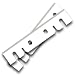 Hitachi 200003 3 1/4-Inch TCT Planer Blade (1 pair)