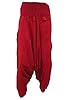 Red Harem Pant Indie Boho Casual Bohemian Belly Dance Yoga Capri