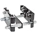 CM 84A Series Heavy Duty Rolled Steel Manual Plain Trolley with Hook Mounted, 1000 lbs Capacity, 20" Minimum Radius Curve