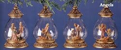 Fontanini Lighted Topper Nativity Angels Drydome Christmas Ornament #56204