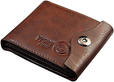Aiyaya Casual Wallets for Men Genuine Leather with Pu Top Purse Men Wallet with Coin Bag