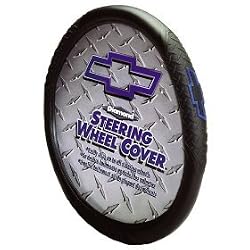 Diamond Plate Grip Style Chevy Steering Wheel Cover