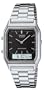 Casio Men's AQ230A-1D Stainless-Steel Quartz Watch with Black Dial
