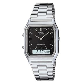 Casio AQ-230A-1DMQYES Mens Combi Bracelet Watch