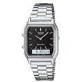Casio AQ-230A-1DMQYES Mens Combi Bracelet Watch