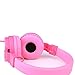 Sound Intone IP950 Stereo Folding Stretchable Headphones Adjustable Headband Headset Kids Earphones or Adults Lightweight Headsets With In-line Mic for Iphone/Ipad/Tablet/Andriod/Mp3/Mp4/Laptop(Pink)