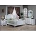 Ships Wheel Wicker Bedroom Set Size: King