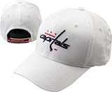 Washington Capitals BL White Adjustable Hat