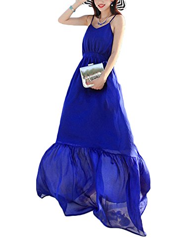 (ディーコッテ)D'Kotte レディース 春 ワンピース ワンピ ロング丈 マキシ キャミ 無地 リゾート ビーチ ドレス neaa190