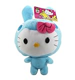Taito Hello Kitty x Rody 10" Attachable Plush Pouch - Blue [並行輸入品]
