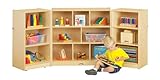 Mobile Fold-N-Lock Storage Unit - School & Play Furniture