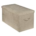 Yu Shan Seat Pad Storage Bench Beige