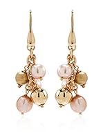 Perlaviva Pendientes Cultured Freshwater Pearl Dangle Rosado / Rosado