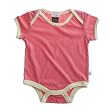 Babysoy Short Sleeve Basic Bodysuit , Blossom 0-3 Months