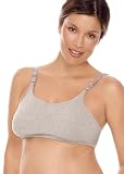Lamaze Cotton Spandex Comfort Nursing Bra – Heather Grey, XL