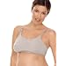 Lamaze Cotton Spandex Comfort Nursing Bra - Heather Grey, M