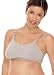 Lamaze Cotton Spandex Comfort Nursing Bra - Heather Grey, M