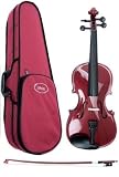 Metallic Purple 1/4 Size Violin Outfit with Purple Case and Purple Bow by Archetto