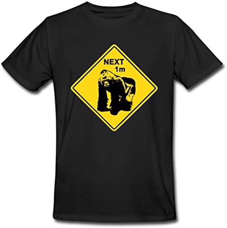Disguiser Gorilla Silver Back Men's T-Shirts Short Sleeve Cotton Black XXL