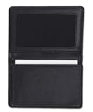 BMW Genuine Black Leather Business Card Case Holder OEM