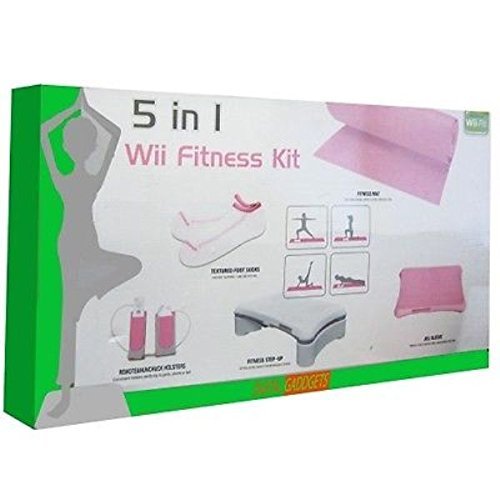 5in1 Pink Wii Fitness Accessory Kit Bundle Digital Gadgets for Nintendo Wii eBay