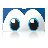 mAuto 3085 Blue Eyes Car Sun Shade, Reversible in Silver 27.6