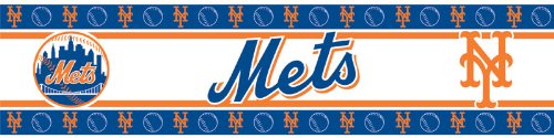 Sports Coverage MLB New York Mets Wall Border