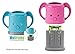 MyDrinky - The Adjustable Juice Box Holder 2 Pack (Aqua/Raspberry)