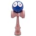 Kaleb Kendama With Blue Smiley Face Ball And Extra String