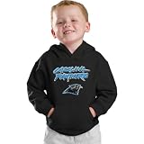 Carolina Panthers Black Kids 4-7 Embroidered Hooded Sweatshirt