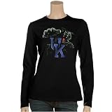 Kentucky Wildcats Ladies Black Blackout Long Sleeve T-shirt