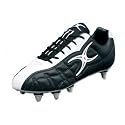 GILBERT Sidestep Msx X2 Lo Rugby Boots , BLACK/WHITE, UK12