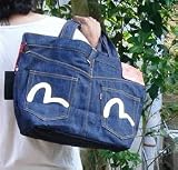 (エビスジーンズ)<strong>EVISU</strong> GENES Gパン型トートバッグ