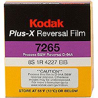 Kodak PXR-464 Plus-X Reversal Black & White, Silent Super 8 Movie Film, 50 Foot Cartridge, Film #7276, ISO 50 / 40, #502-9087, *USA*