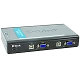 Switch 4 puertos teclado-pantalla-ratón con cables integrados + USB DKVM-4U