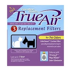 Hamilton Beach 04234 Long Life Air Cleaner Pet Odor Filter (3 pack)