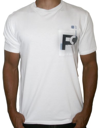 FRENCH CONNECTION FCUK Mens Crewneck T-Shirt Tee Top With Pocket White Blue Black FRENCH CONNECTION FCUK Mens Crewneck T-Shirt Tee Top With Pocket White Blue Black