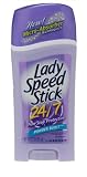 Lady Speed Stick 24/7 Anti-Perspirant Deodorant, Powder Burst, 2.3-Ounce Sticks (Pack of 6)