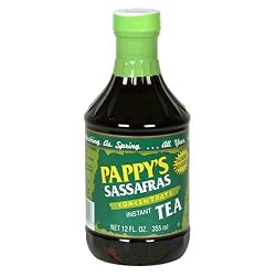 Pappy's Sassafras Concentrate Instant Tea, 12-Ounce Bottles (Pack of 6)