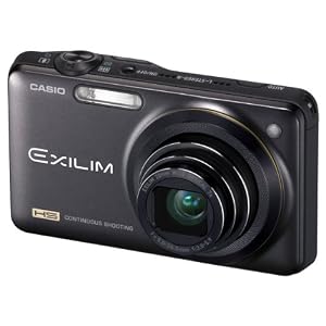 Casio Exilim EX-ZR10 Highspeed-Digitalkamera (12 Megapixel, 7-fach opt, Zoom, 7,6 cm (3 Zoll) Display, bildstabilisiert) schwarz