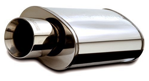 MagnaFlow 14832 Street Series Polished Stainless Steel Oval Muffler with Tip