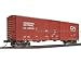 Life-Like Proto-1000 HO Scale Ready-to-Run NSC 50' Newsprint Box Car - CN Web Site Scheme #400755