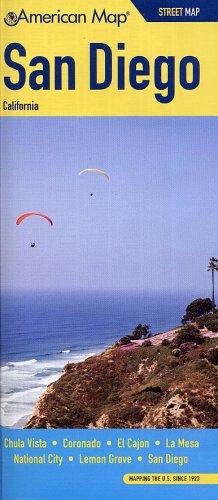 san diego california street map american map