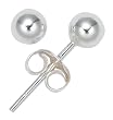 Sterling Silver 5mm Ball Earrings