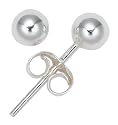 Sterling Silver 7mm Ball Earrings