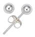 Jewelry : Sterling Silver 7mm Ball Earrings