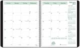 Brownline 2012 EcoLogix Monthly Planner, 14 months (Dec-Jan), Twin-Wire, Black, 8.875 x 7.125-Inches (CB430W.BLK)