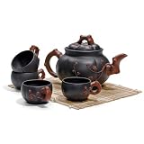 Black Plum Yixing Tea Set with Infuser